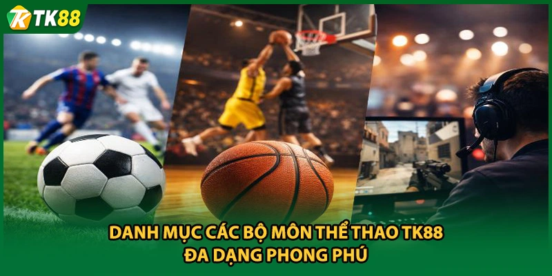 Danh mục các bộ môn thể thao TK88 đa dạng phong phú